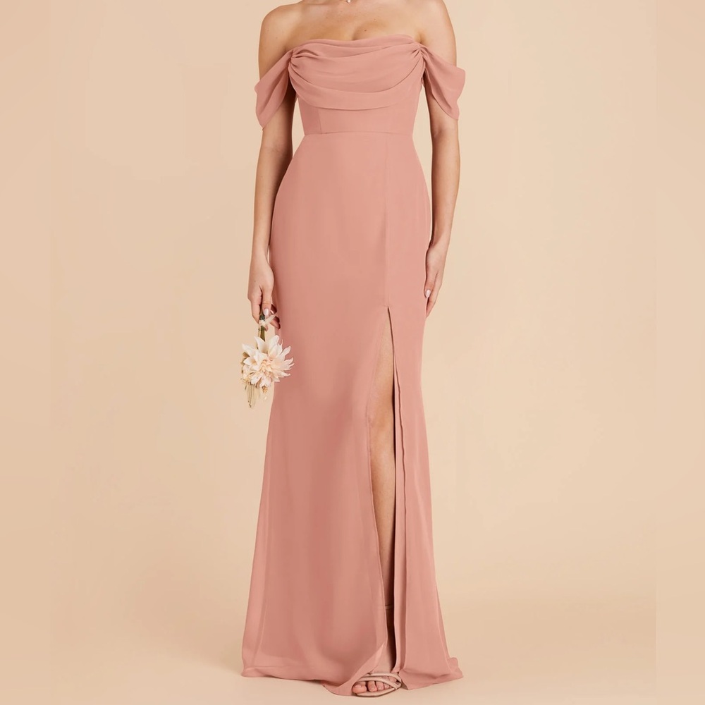 Birdy Grey Mira Dress - Chiffon Dusty Rose